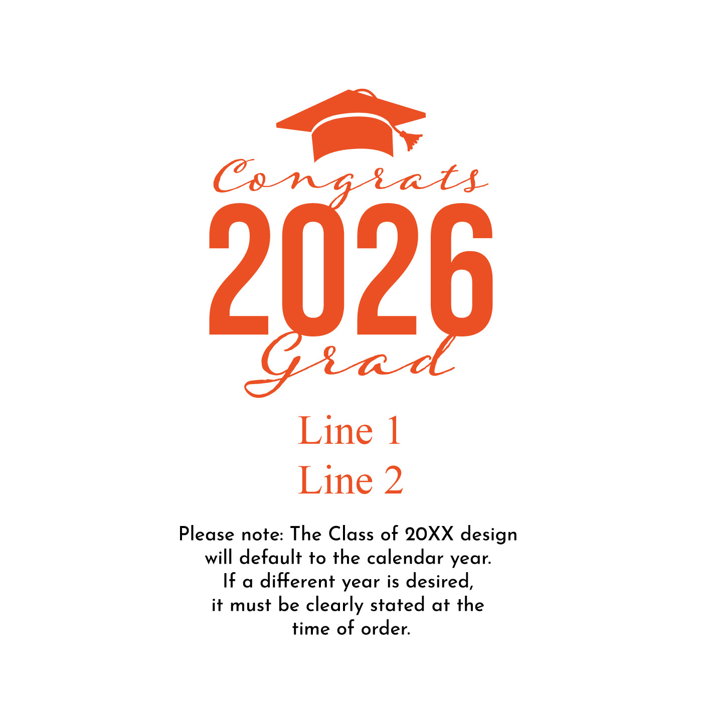 Congrats Grad Personalized Golf Balls - Set of 12