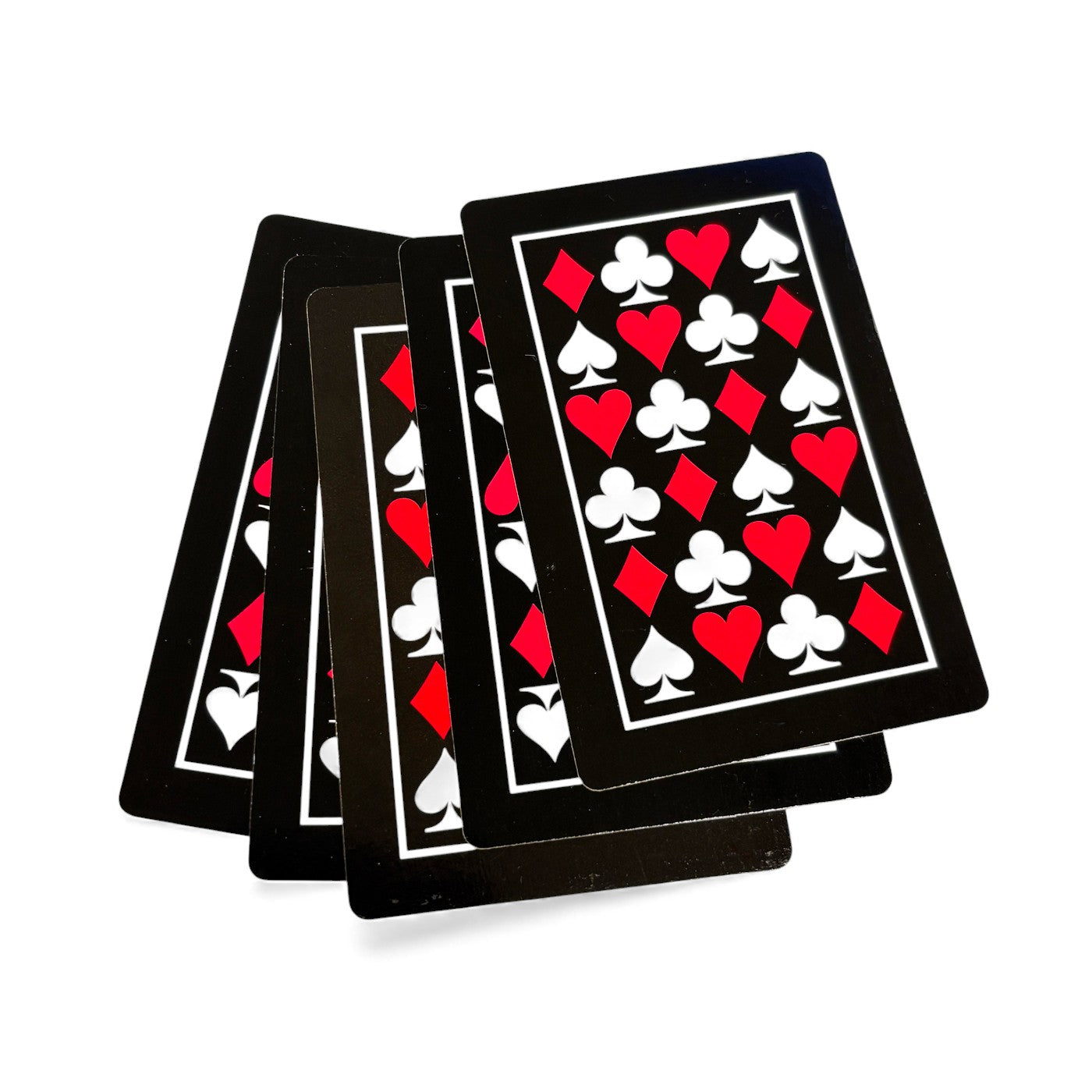 Initial Spring Flowers Personalized Playing Cards - Set of 10