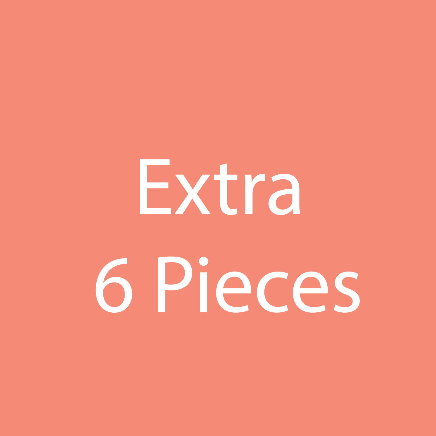 Extra Glass Coasters - Set of 6
