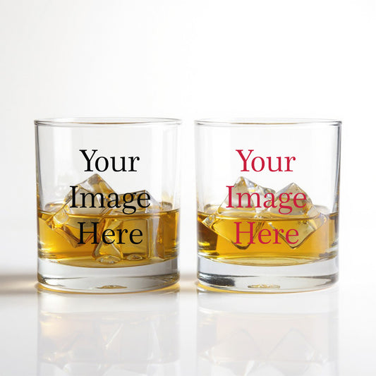 Personalized Whiskey Bourbon Glass - Set of 18