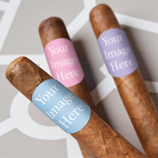 Personalized Cigar Band Labels - Set of 15
