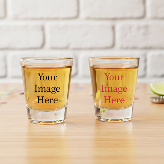 Personalized Fluted Shot Glass - Set of 24