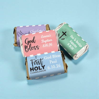 Religious Personalized Hershey's Miniatures - Set of 50