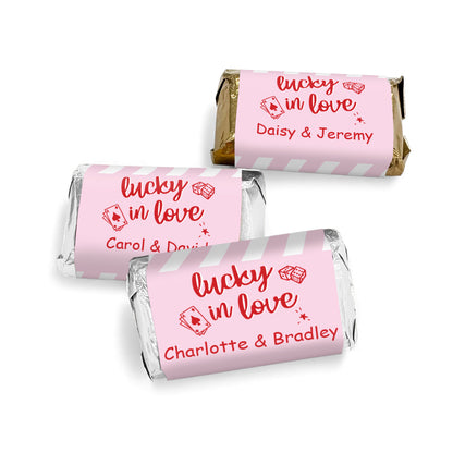 Lucky In Love Personalized Hershey's Miniatures - Set of 50