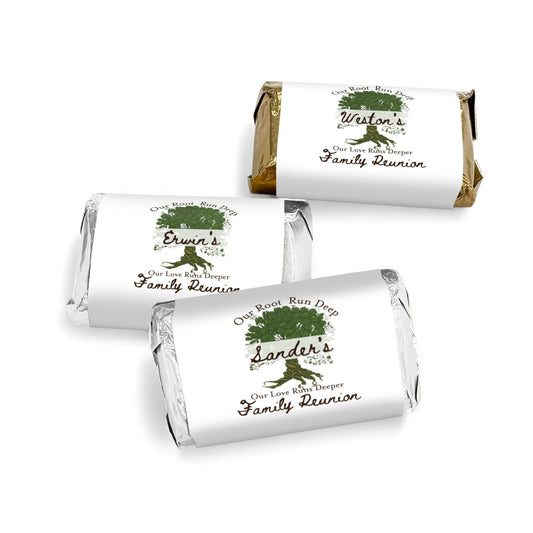 Family Reunion Personalized Hershey's Miniatures - Set of 50