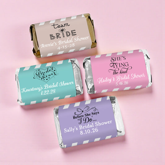 Bridal Shower Personalized Hershey's Miniatures - Set of 50