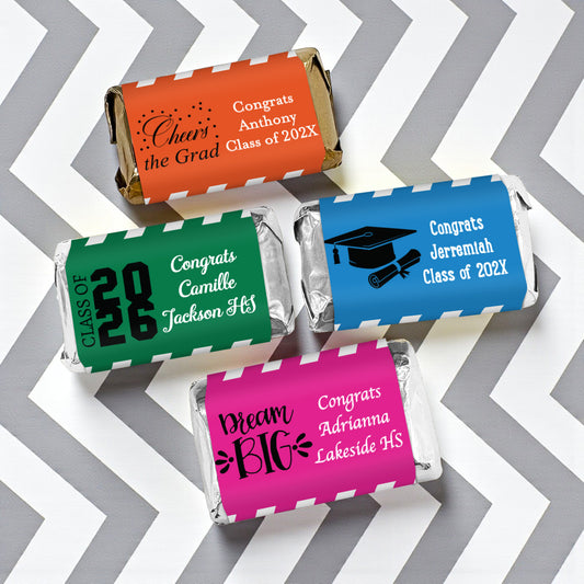 Graduation Personalized Hershey's Miniatures - Set of 50