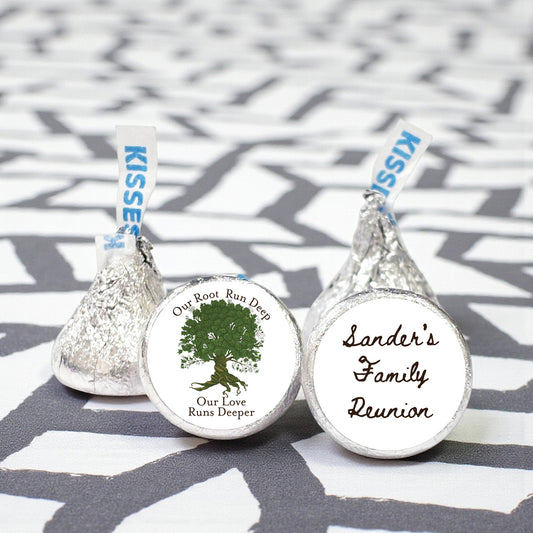 Family Reunion Personalized Hershey's Kisses - Set of 100