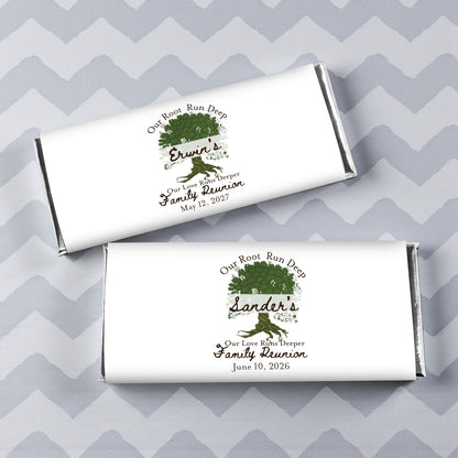 Family Reunion Personalized Hershey's Chocolate Bar - Set of 12