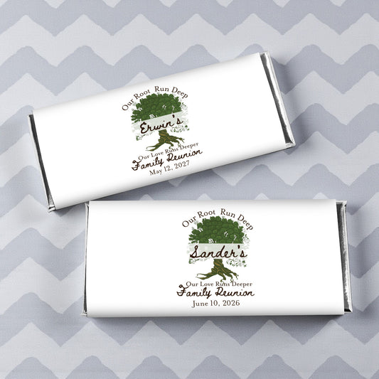 Family Reunion Personalized Hershey's Chocolate Bar - Set of 12