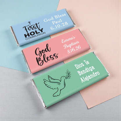 Religious Personalized Hershey's Chocolate Bar - Set of 12