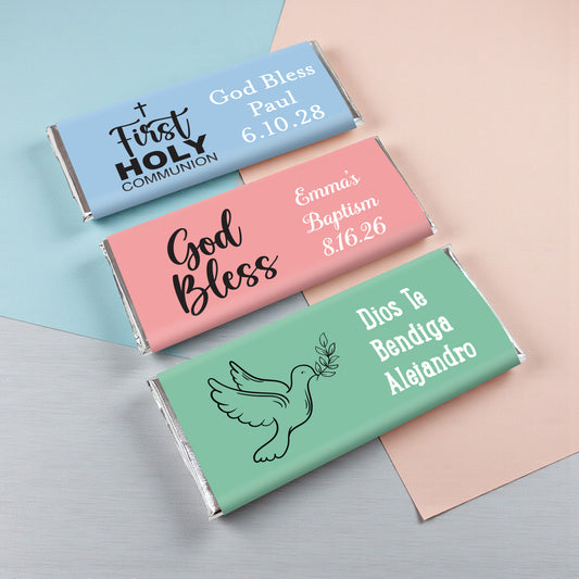 Religious Personalized Hershey's Chocolate Bar - Set of 12