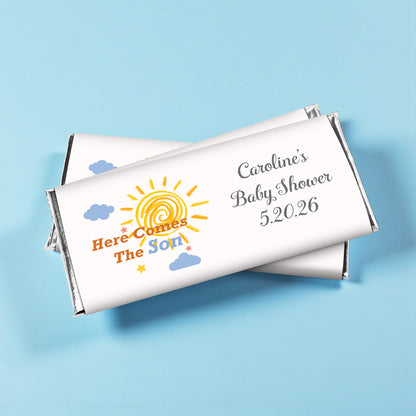 Here Comes The Son Personalized Hershey's Chocolate Bar - Set of 12