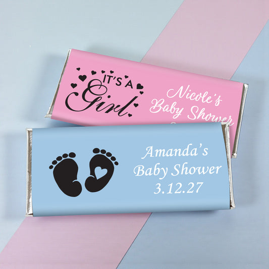 Baby Shower Personalized Hershey's Chocolate Bar - Set of 12