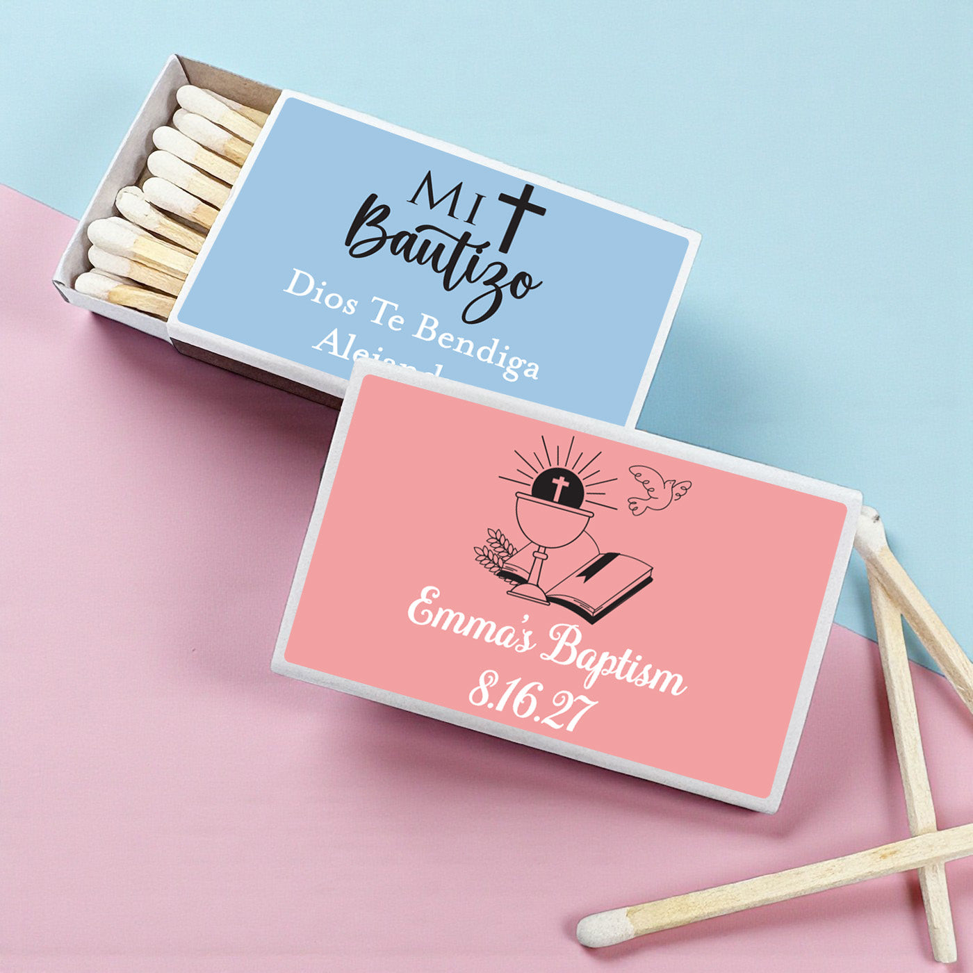 Religious Personalized Matchbox - Set of 50