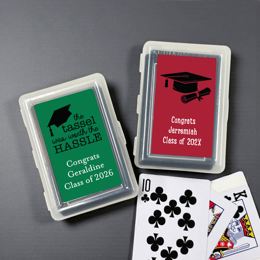 Graduation Personalized Playing Cards - Set of 10