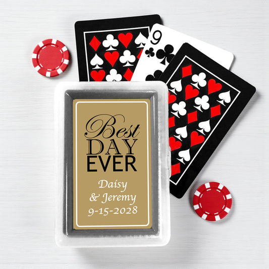 Best Day Ever Personalized Playing Cards - Set of 10