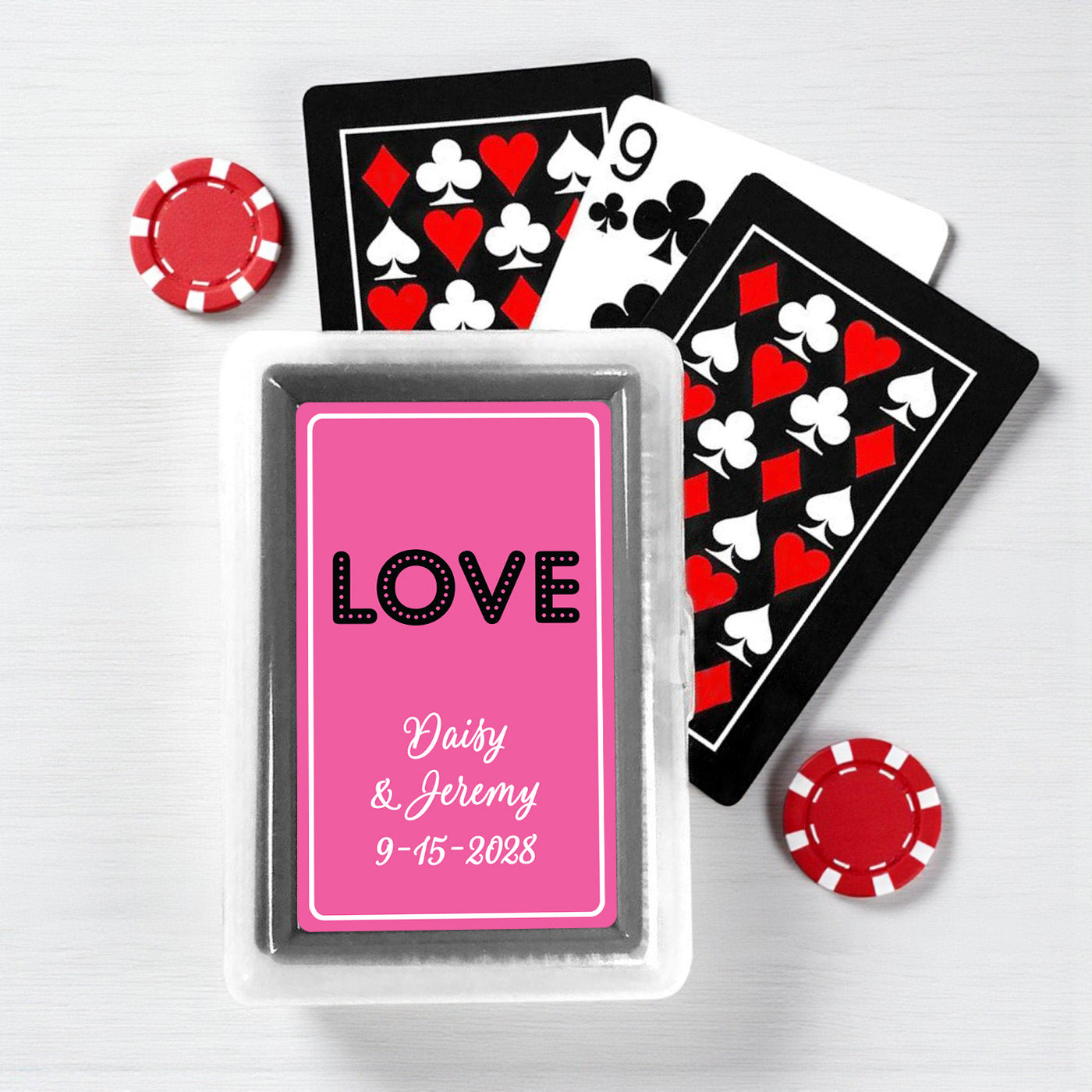 Love Personalized Playing Cards - Set of 10