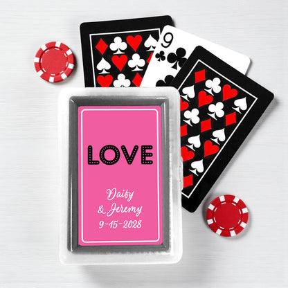 Love Personalized Playing Cards - Set of 10