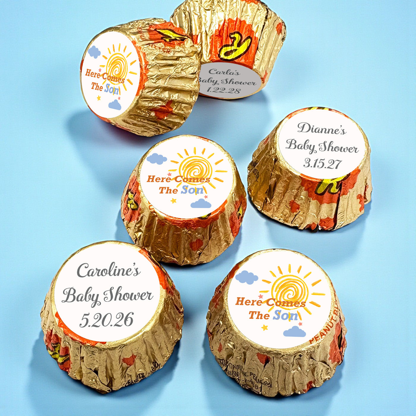 Here Comes The Son Personalized Reese's Miniature Peanut Butter Cups