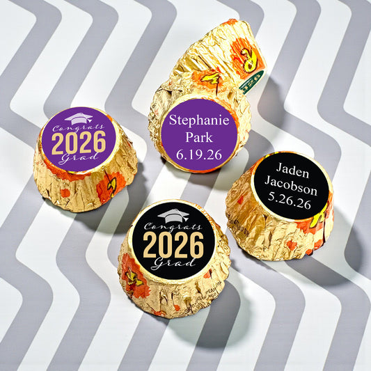 Congrats Grad Personalized Reese's Miniature Peanut Butter Cups