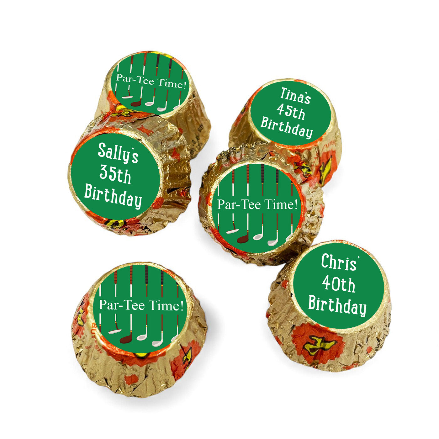 Par Tee Time Personalized Reese's Miniature Peanut Butter Cups