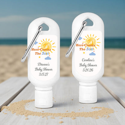 Here Comes The Son Personalized Mini Sunscreen - Set of 6