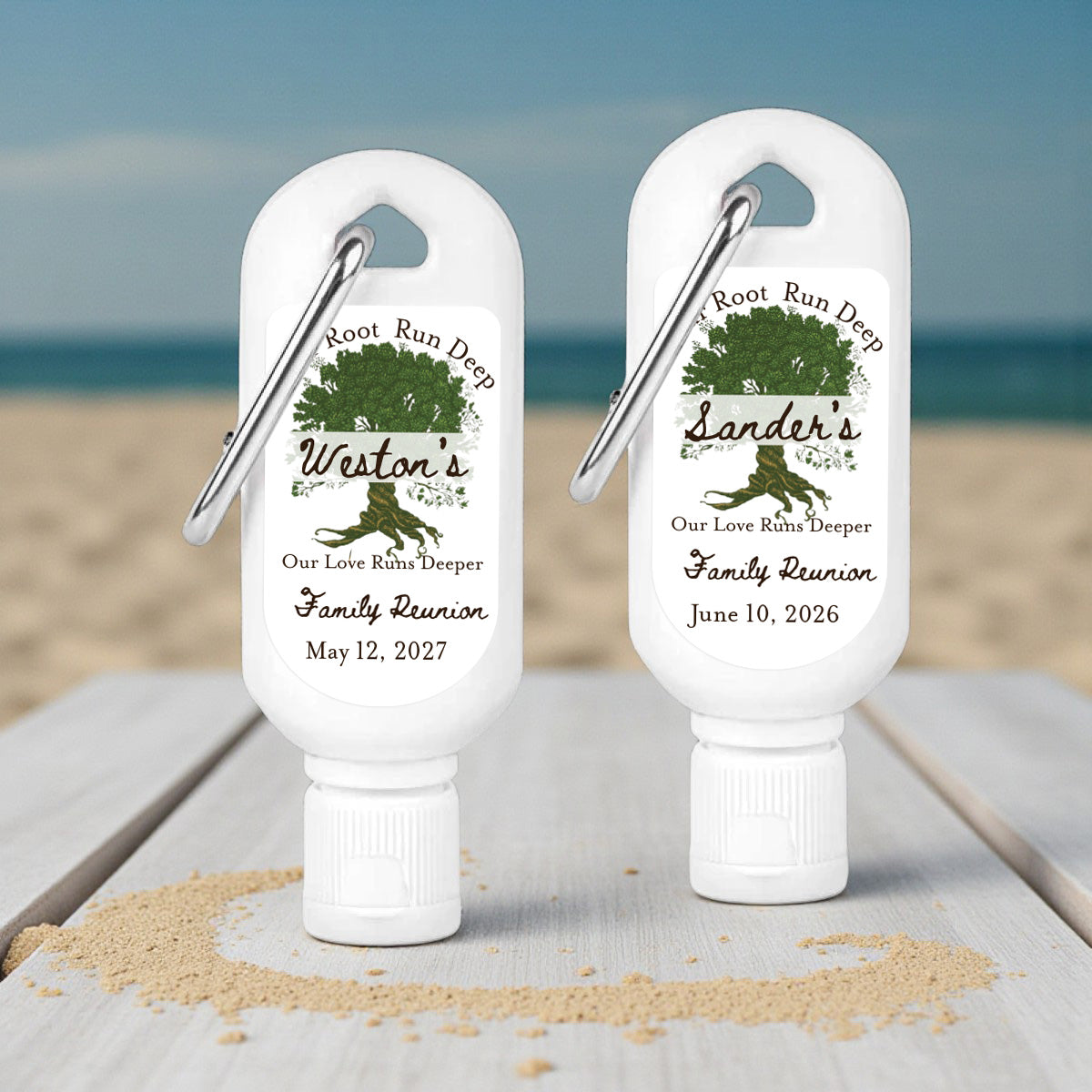 Family Reunion Personalized Mini Sunscreen - Set of 6