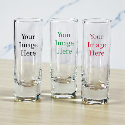 Personalized Tall Shot Glass - Set of 24