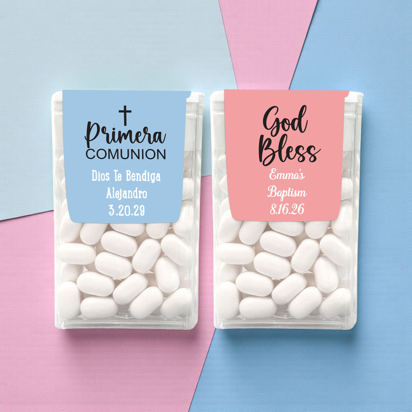 Religious Personalized Tic Tac Labels- Set of 24
