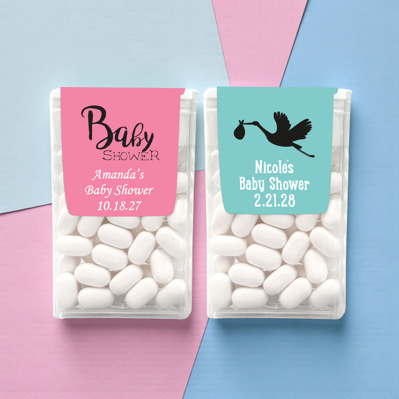 Baby Shower Personalized Tic Tac Labels- Set of 24