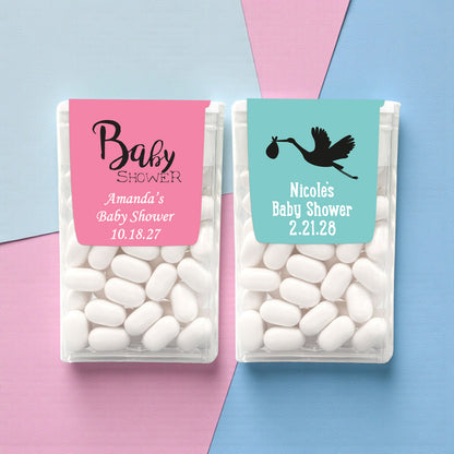 Baby Shower Personalized Tic Tac Labels- Set of 24