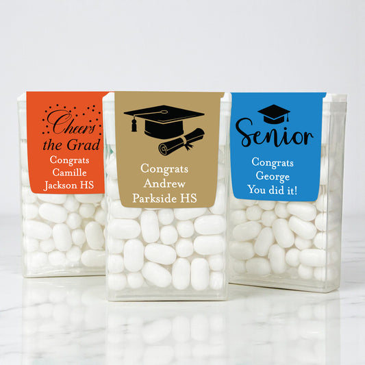 Graduation Personalized Tic Tac Labels- Set of 24