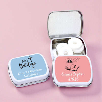 Religious Personalized Mint Tins - Set of 10