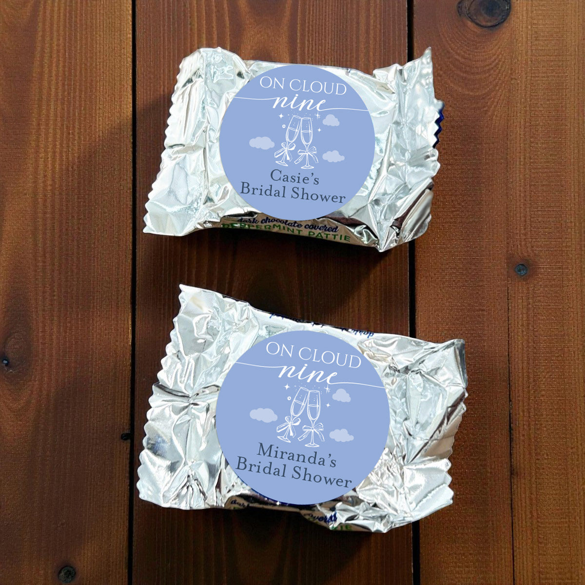 On Cloud Nine Personalized York Peppermint Pattie - Set of 30