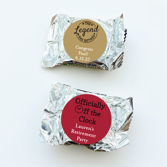 Retirement Personalized York Peppermint Pattie - Set of 30