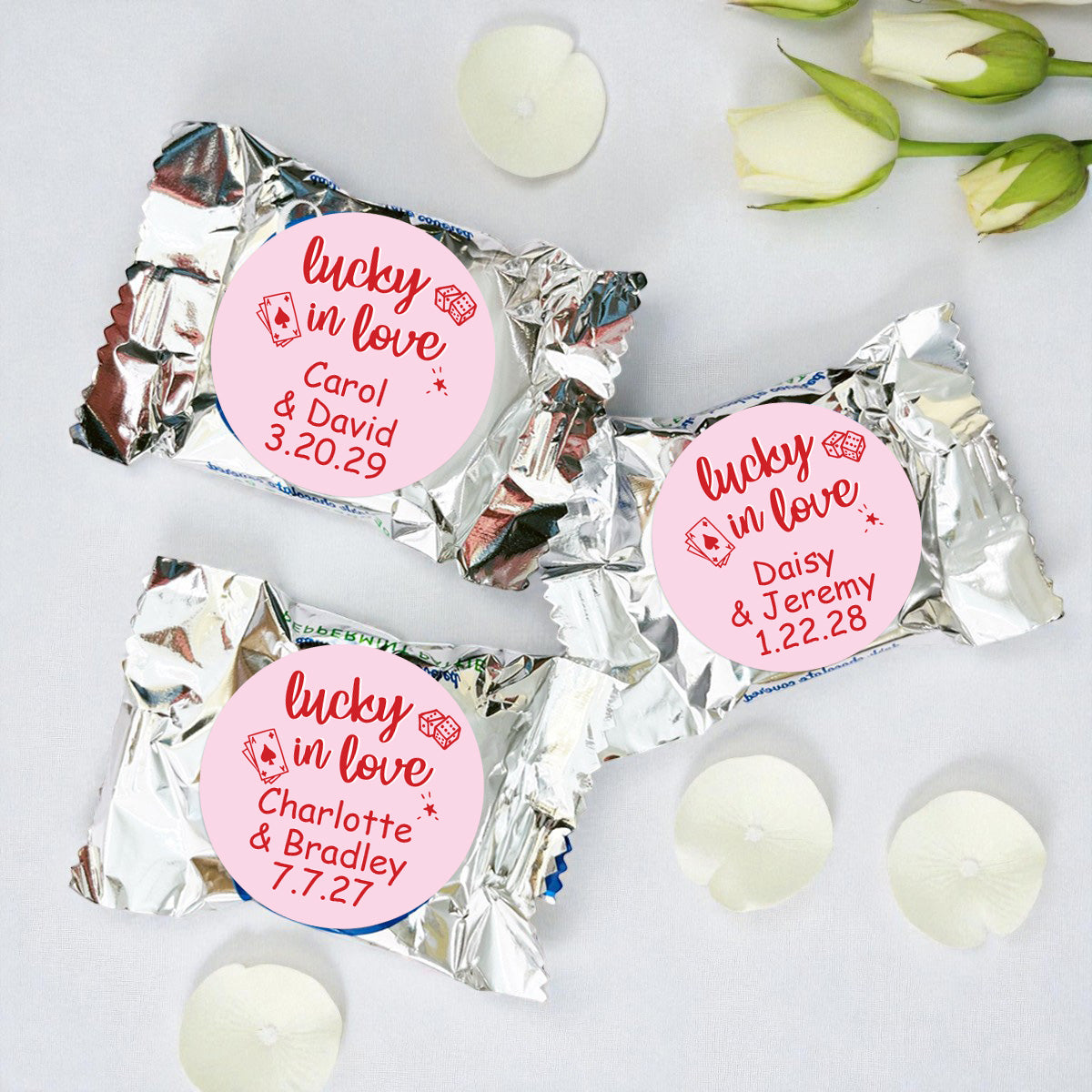 Lucky In Love Personalized York Peppermint Pattie - Set of 30
