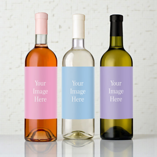 Personalized Wine Bottle Labels - Set of 12
